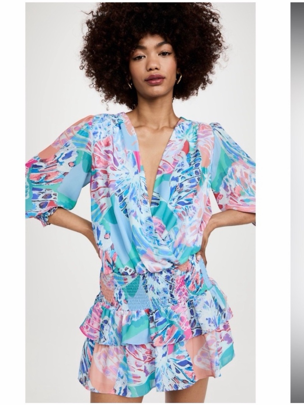 Amanda Uprichard Colorful Papillon Butterfly
Arber Mini Dress Size Medium